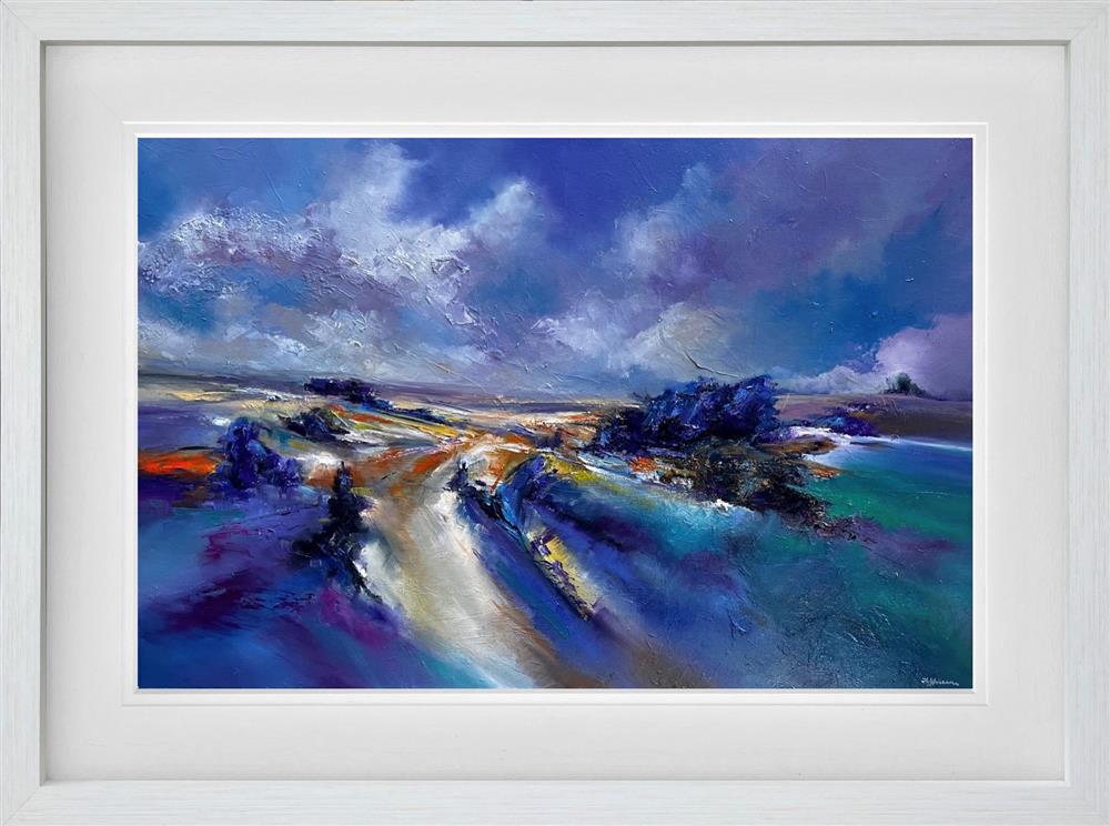 hidden valleys open hearts framed original by artist alison johnson