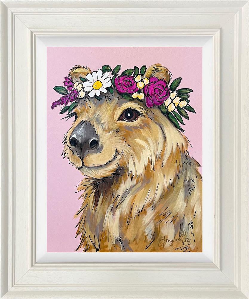 connie framed original by artist amy louise