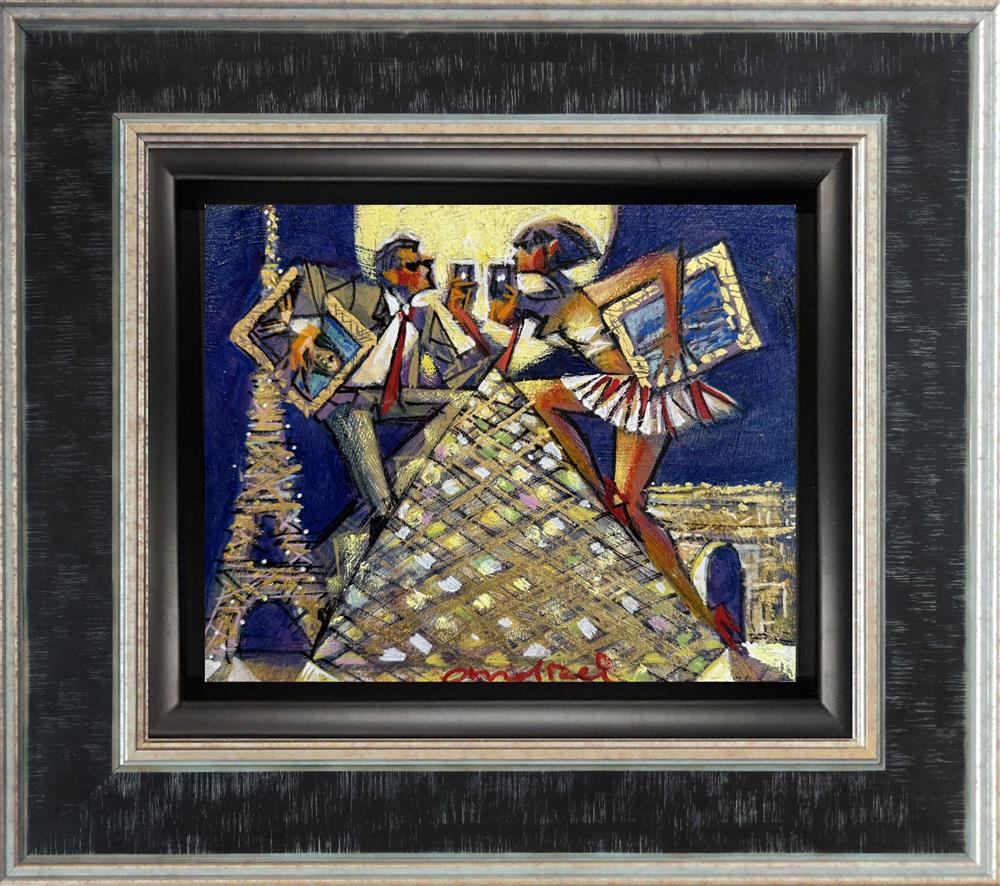 art lovers framed original by artist andrei protsouk