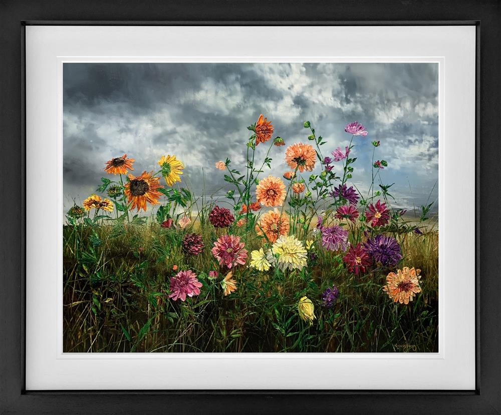 autumn framed print by artist kimberley harris