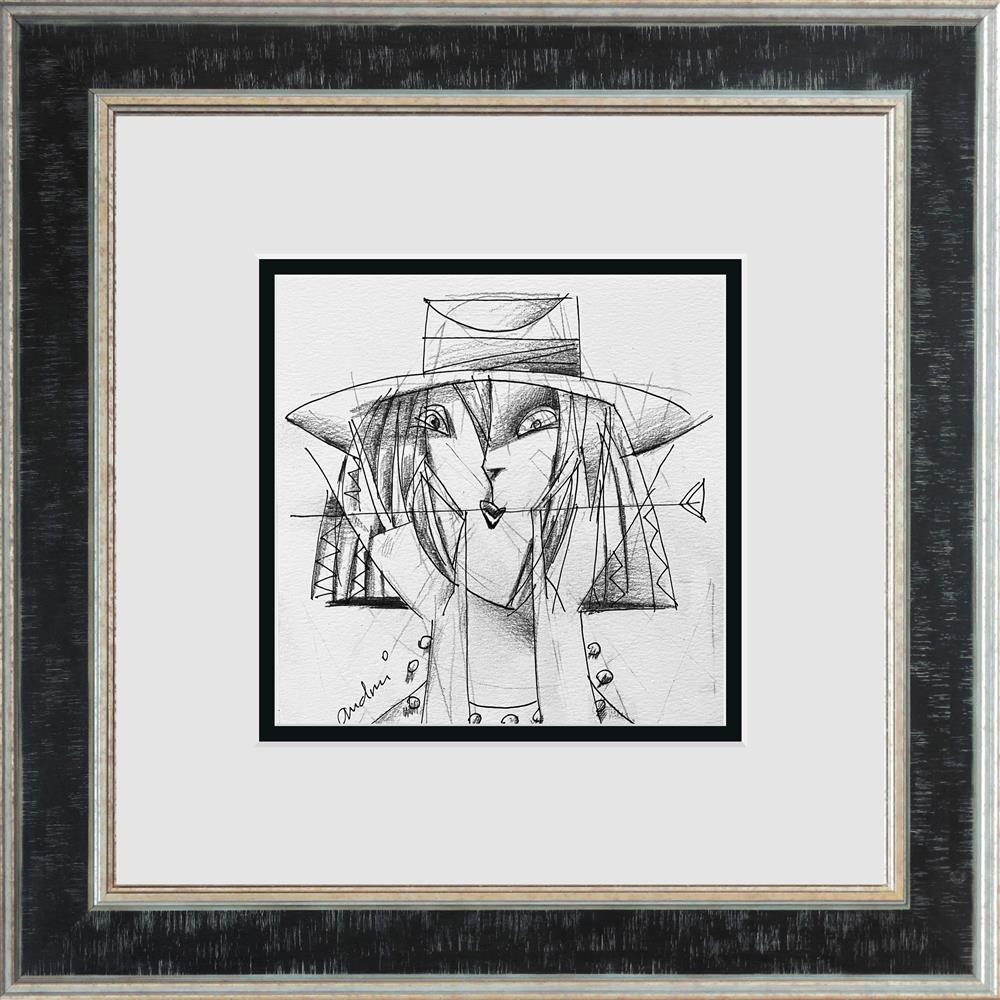 bbq lovers study framed original by artist andrei protsouk