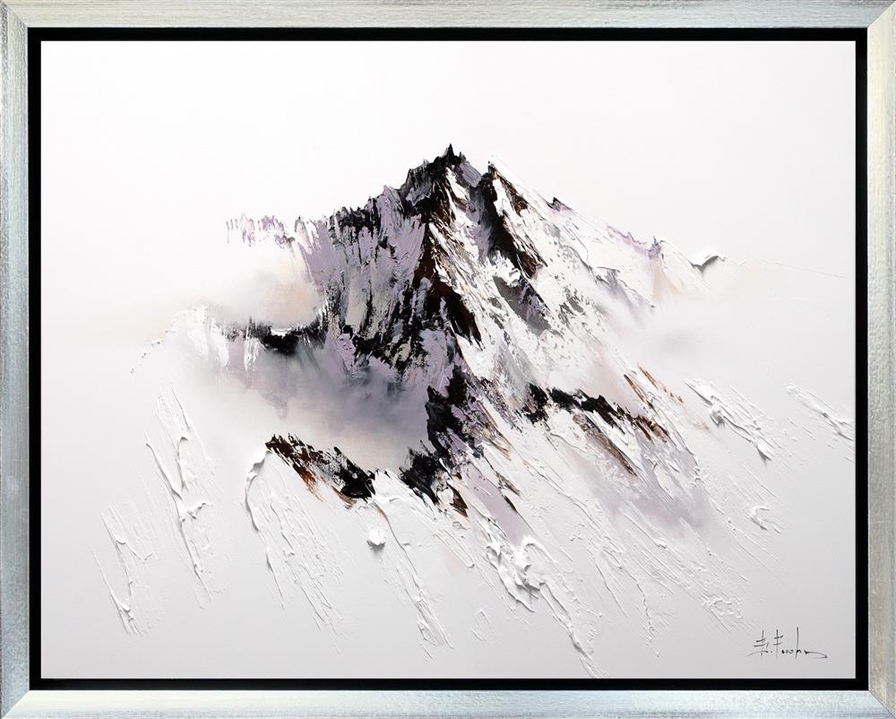 beneath the northern skies framed original by artist bozhena fuchs