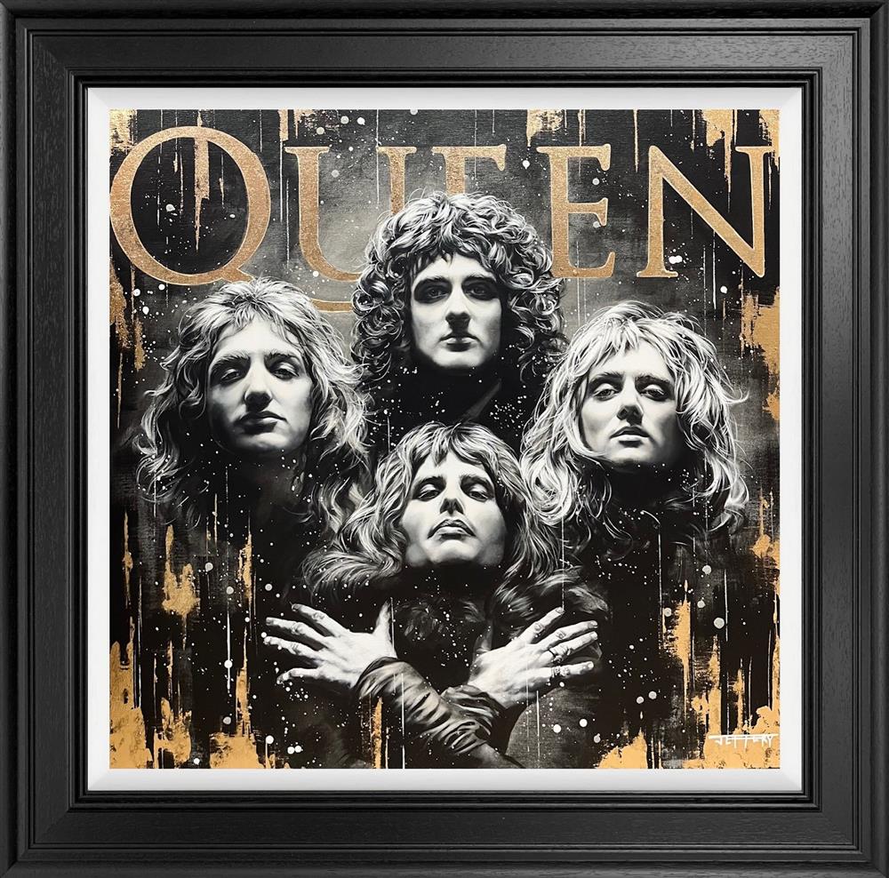 bohemian rhapsody framed print by artist ben jeffery