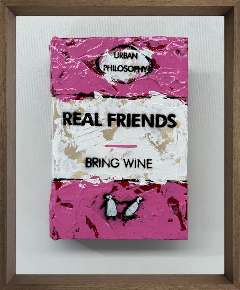 bring wine mini storybook original framed by artist hue folk