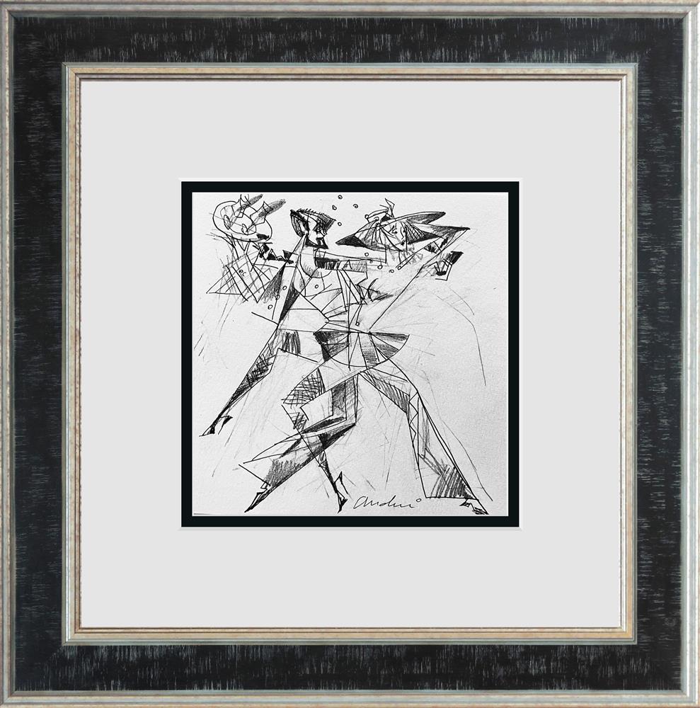 cant waiter study framed original by artist andrei protsouk