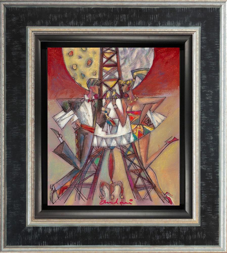 Champagne Break Framed print by artist andrei protsouk