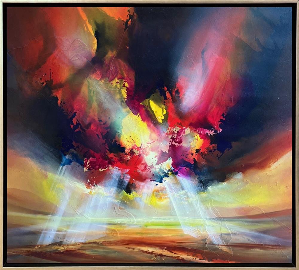 Crimson hope framed original by artist craig foord