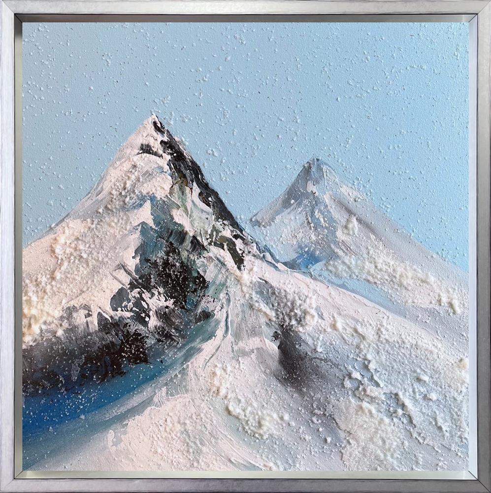 crowned in snow ii framed original by artist craig foord