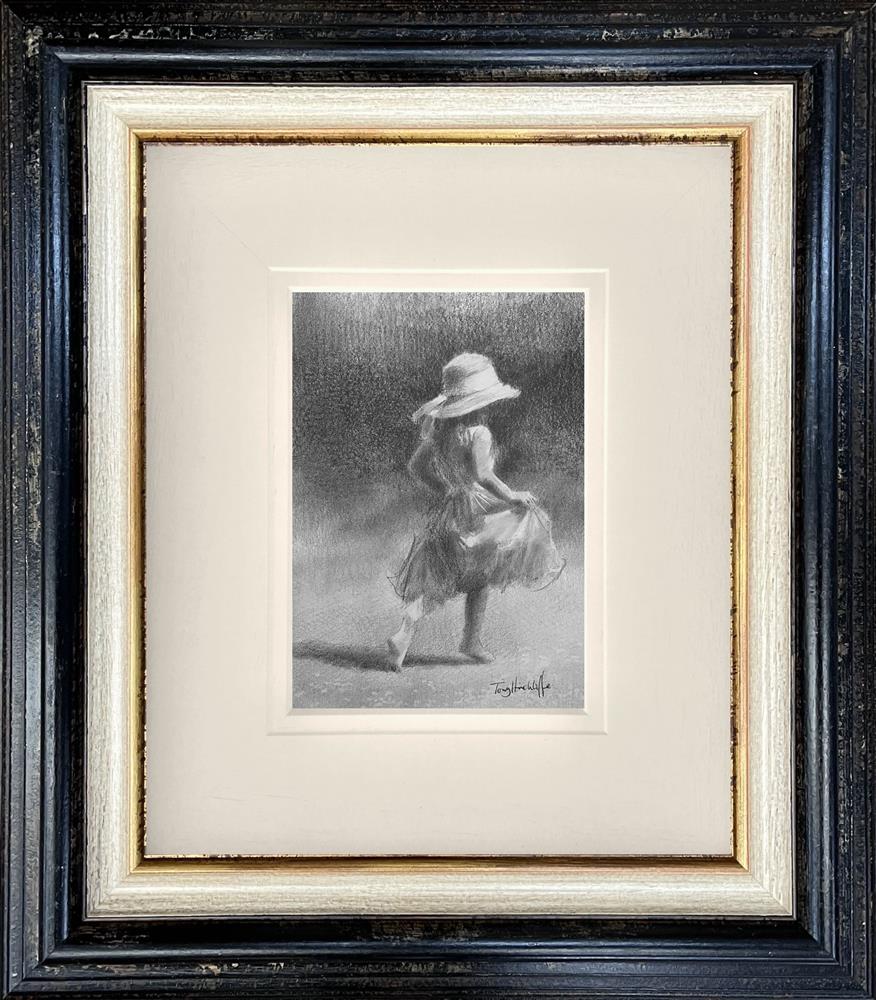 daisy chain framed original study by artist tony hinchliffe