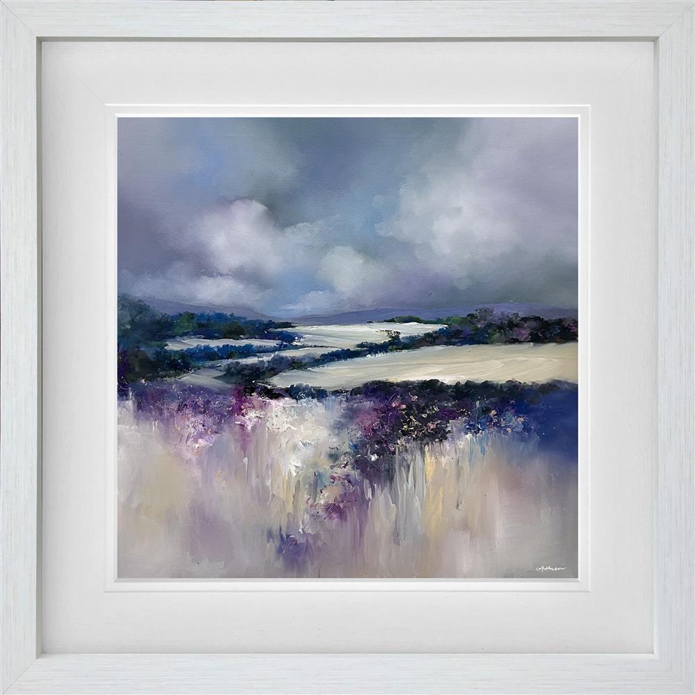 dreaming of meadows framed original by artist alison johnson