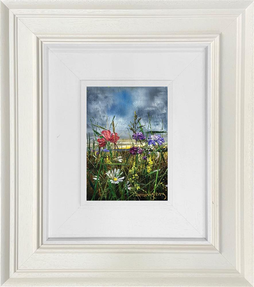 endless lover i miniature framed original by artist michael abrams