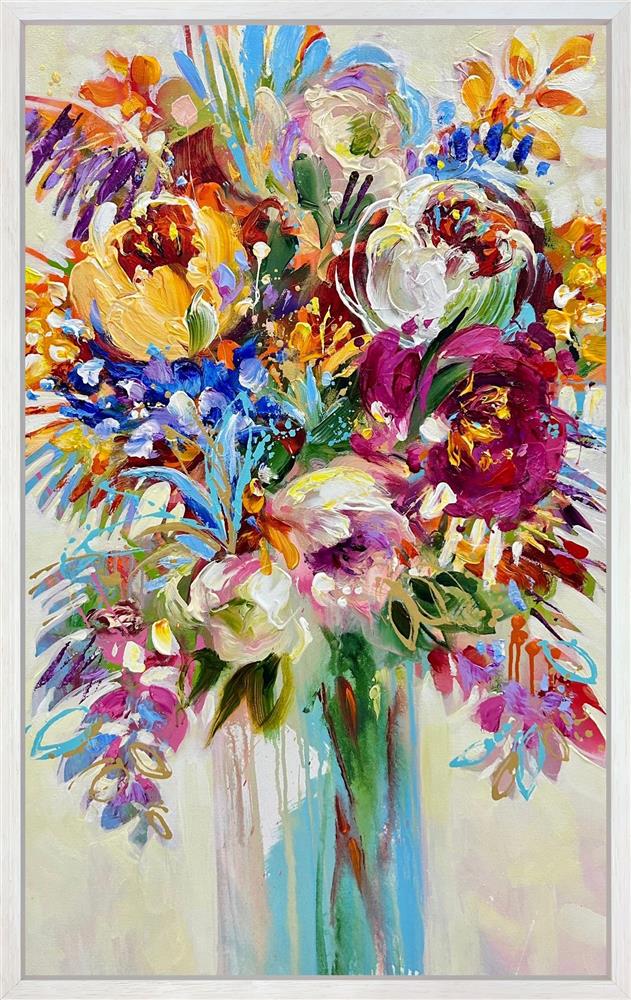 forever by my side framed original by artist anna cher