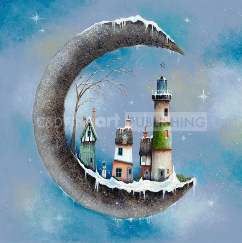 frosty morning mounted print by artist gary walton