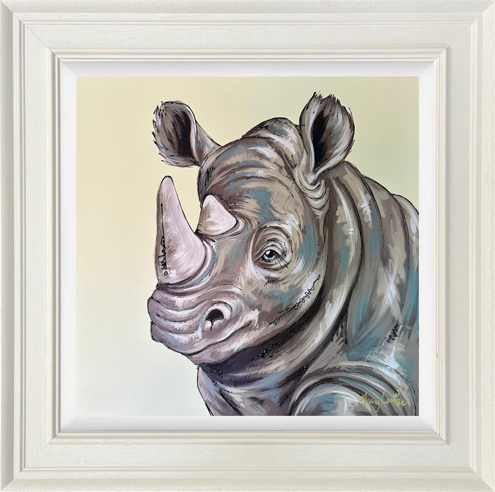 gret majesty framed original by amy louise