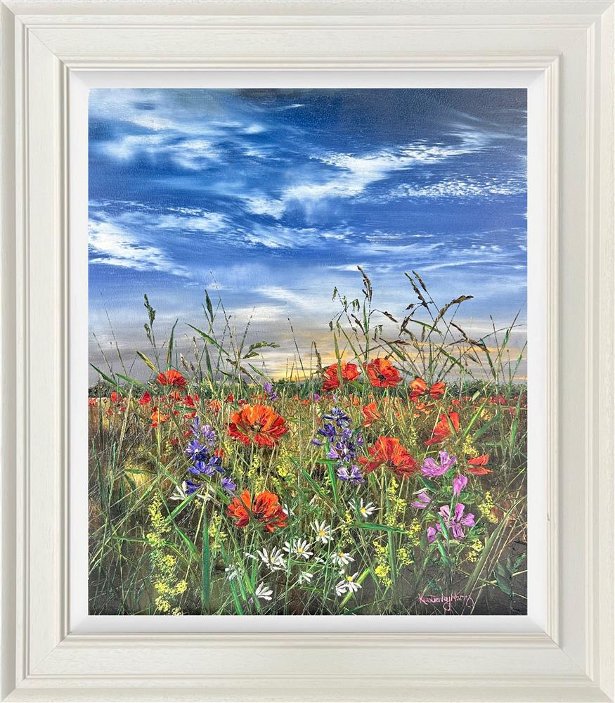 hope in colour framed original by artist kimberley harris