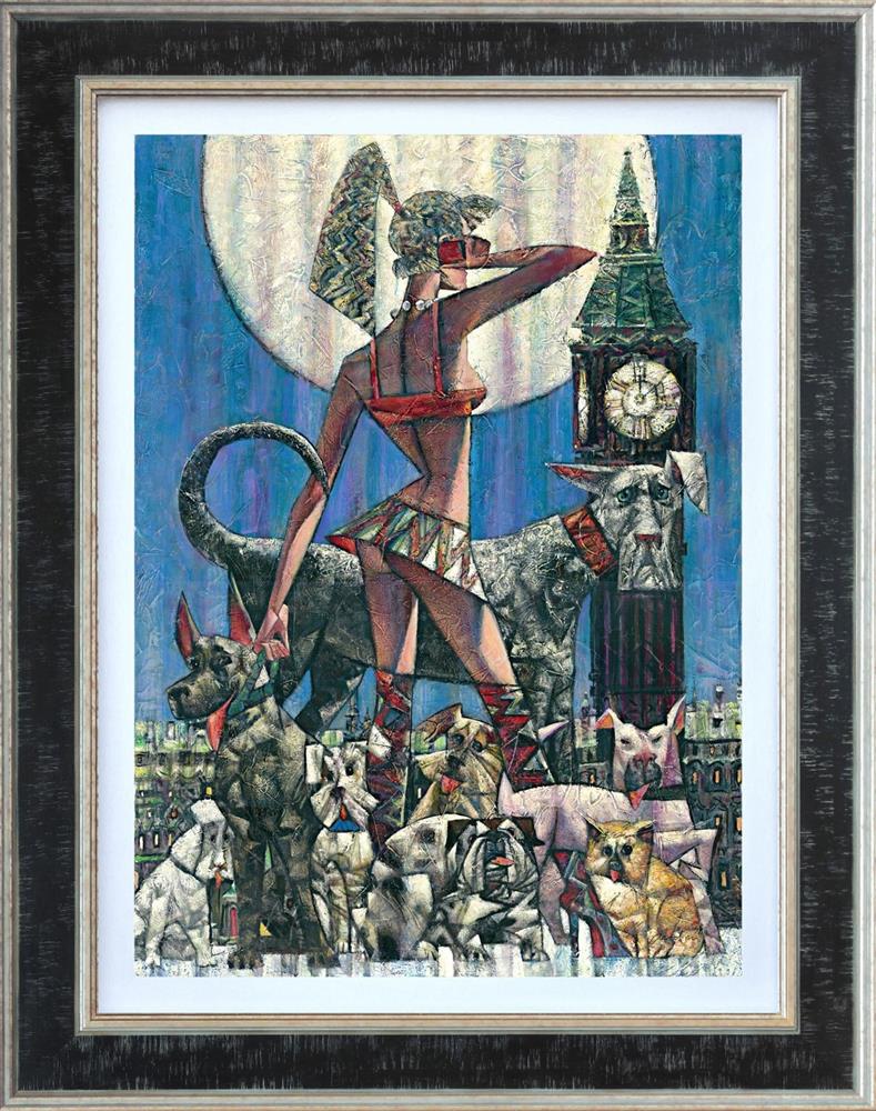 hounds of the baskervilles framed print by artist andrei protsouk