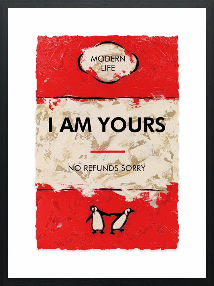 i am yours framed print by artist hue folk