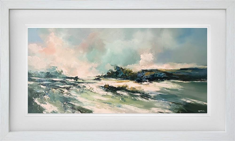 in the wake of colour framed original by artist alison johnson