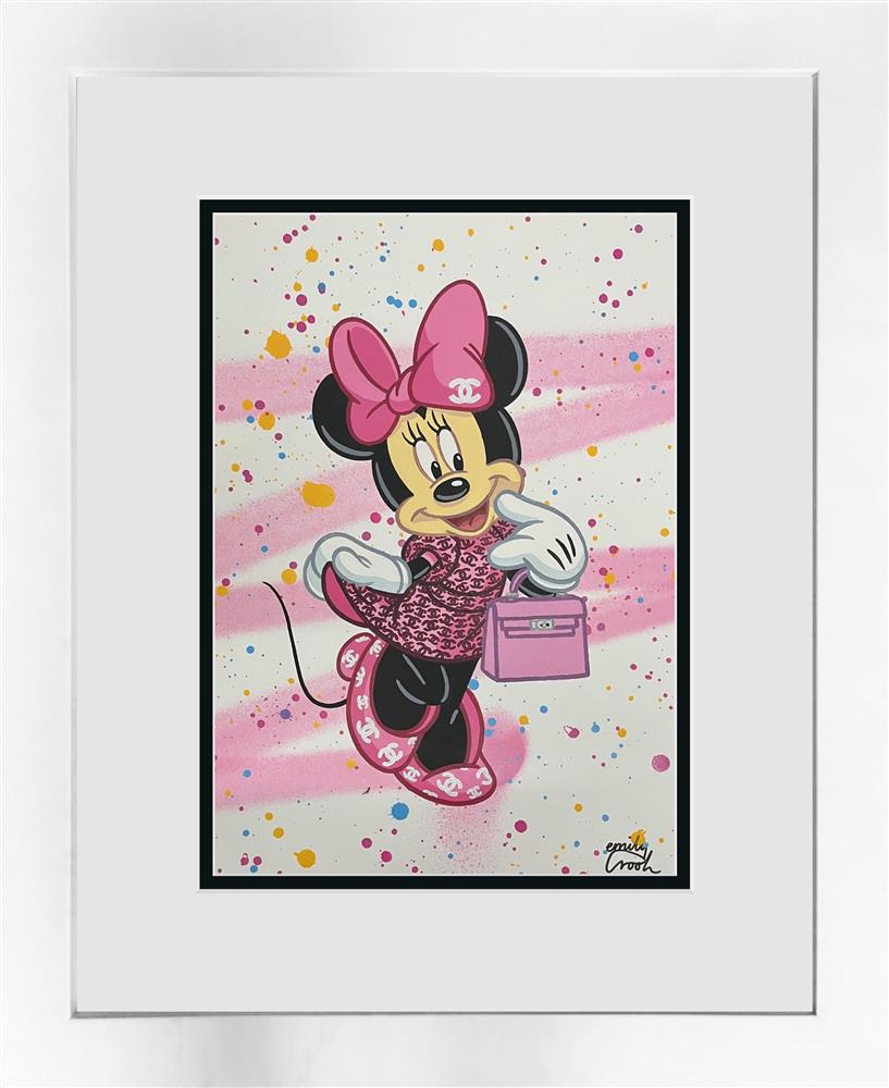 itsa minnie fashion framed original study by artist emily crook