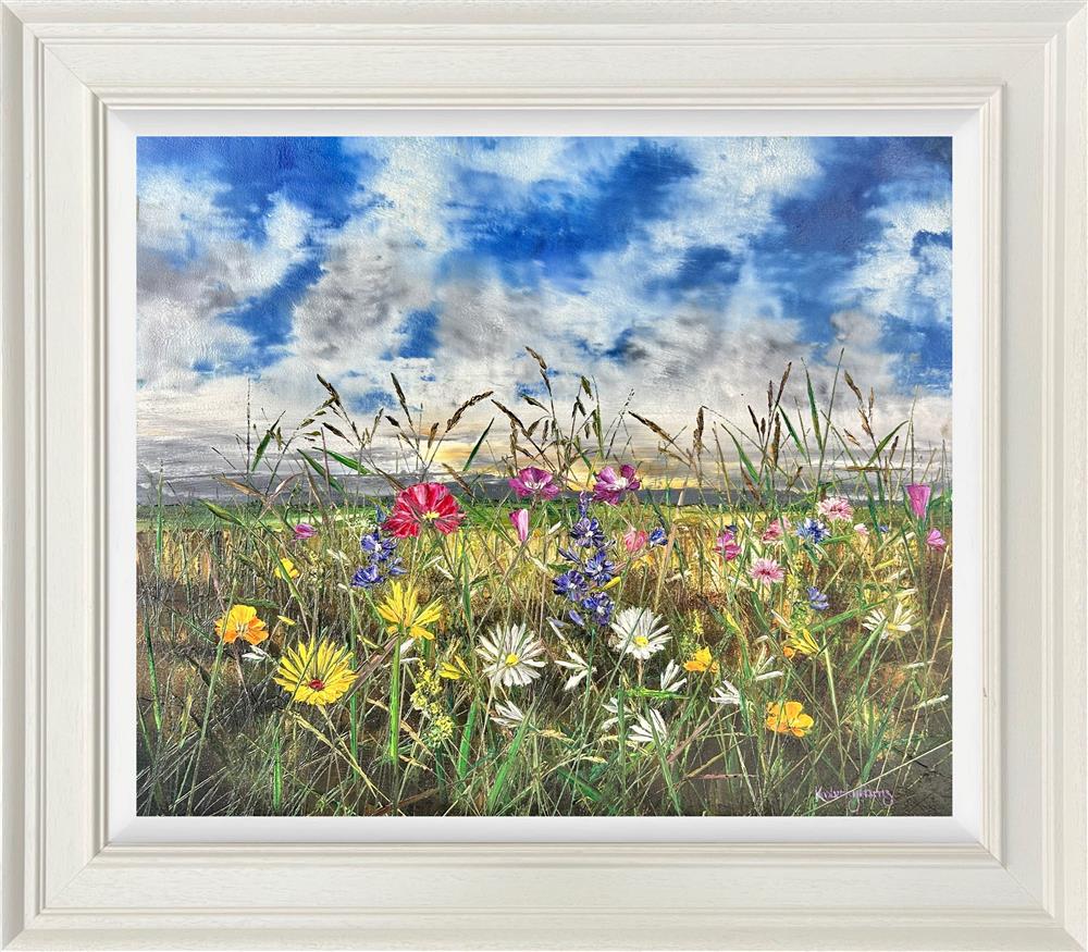 joy in the quiet framed original by artist kimberley harris