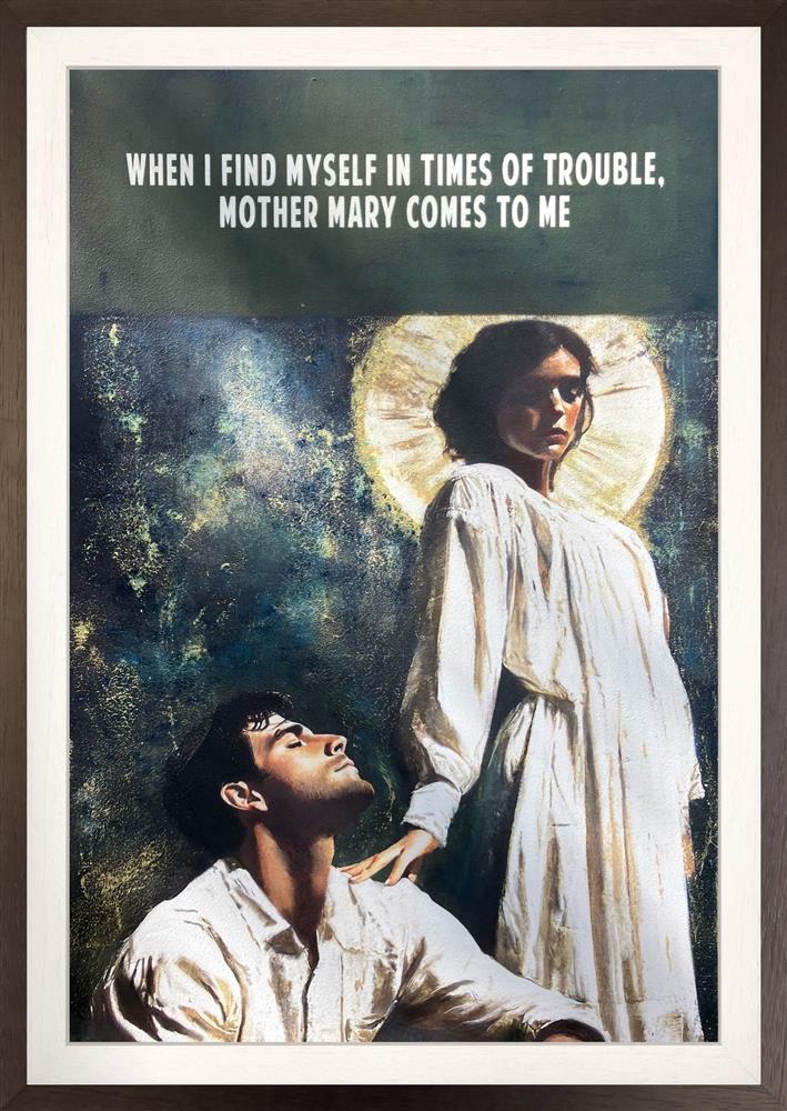 let it be framed original by artist linda charles