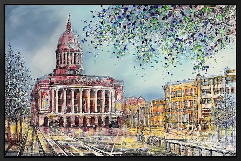 life in nottingham original framed by artist nigel cooke