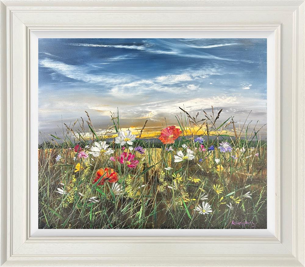 light after the rain framed original by artist kimberley harris