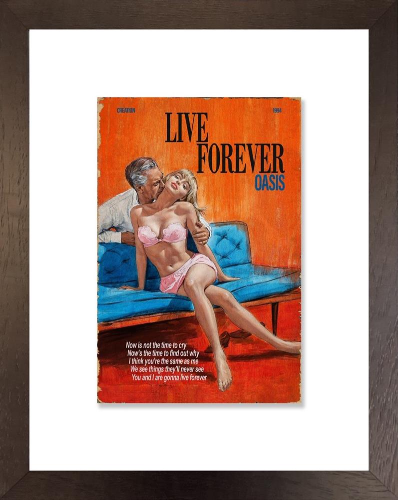 live forever songbook framed print by artist linda charles