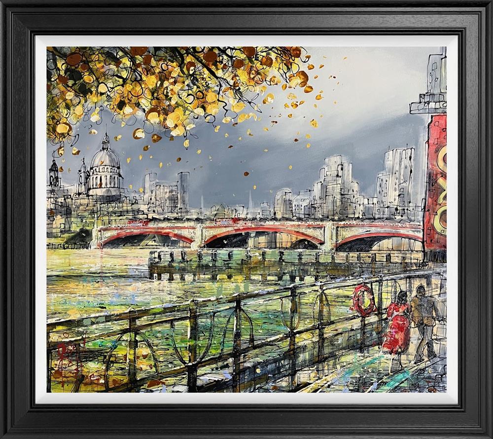 londons icons original framed by artist nigel cooke