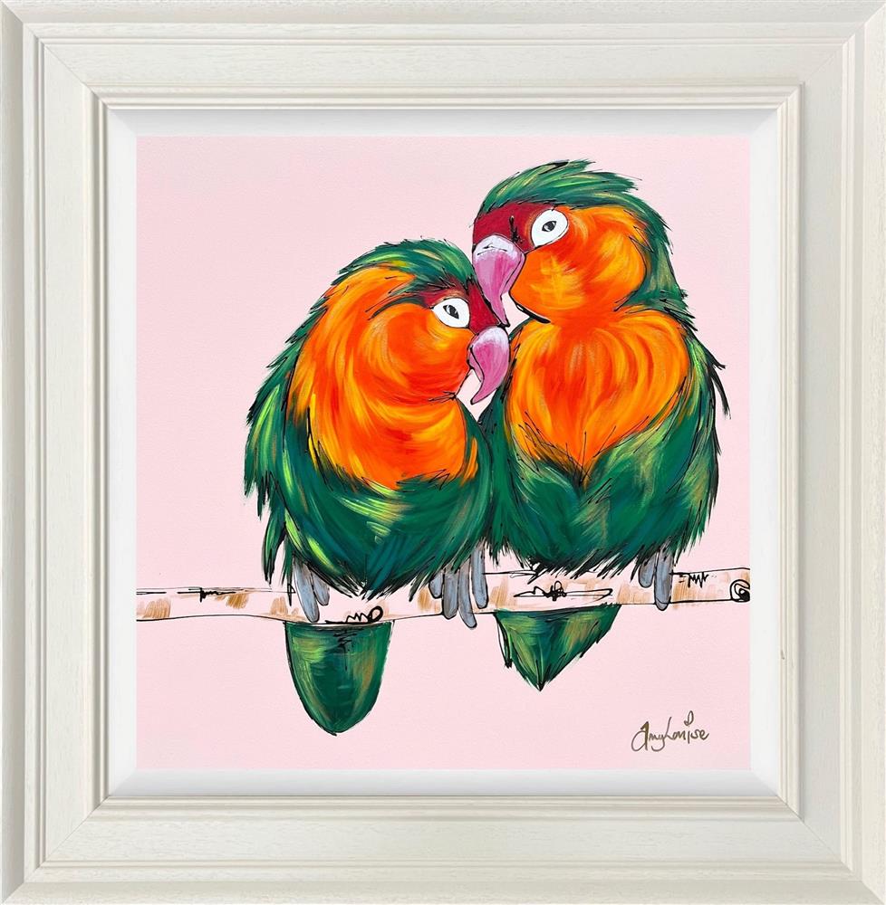 love nest framed original by artist amy louise