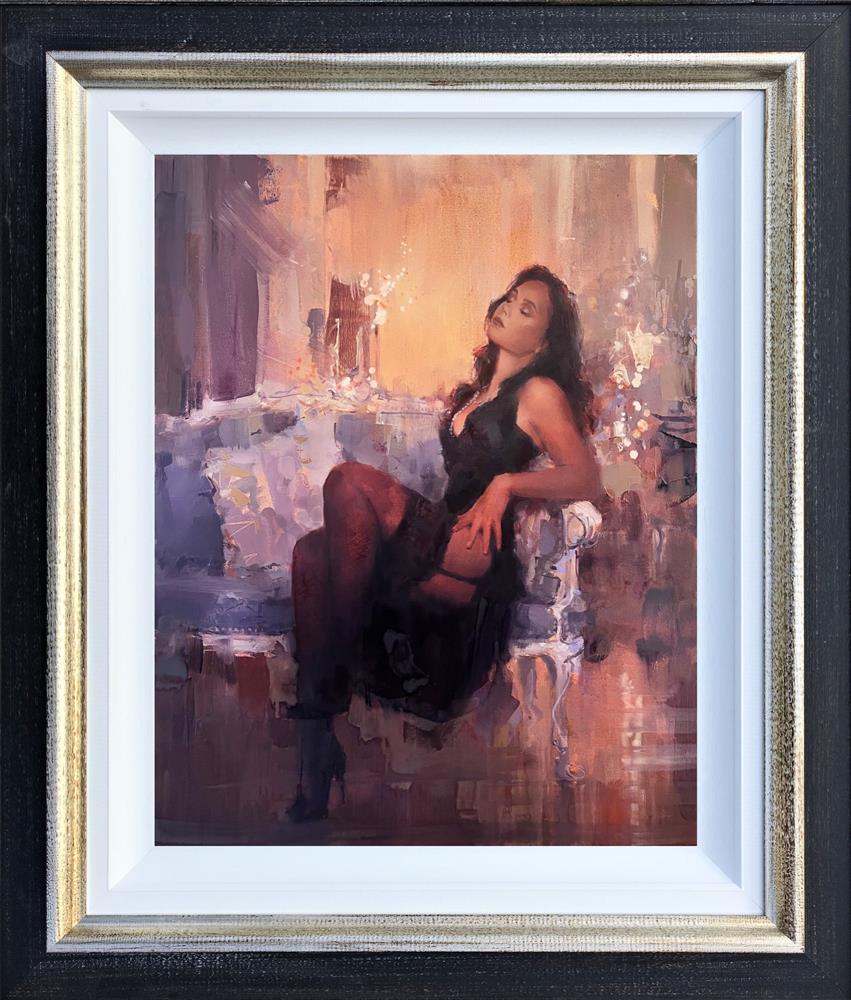 loves expression framed original by artist tony hinchliife