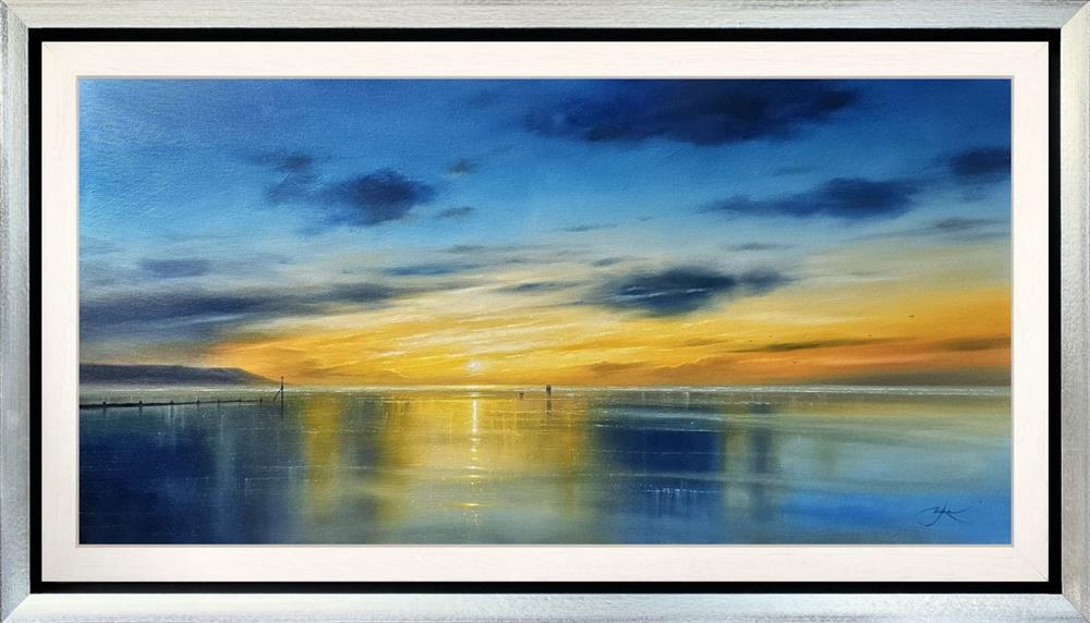 low sun to the west framed print by artist ben payne