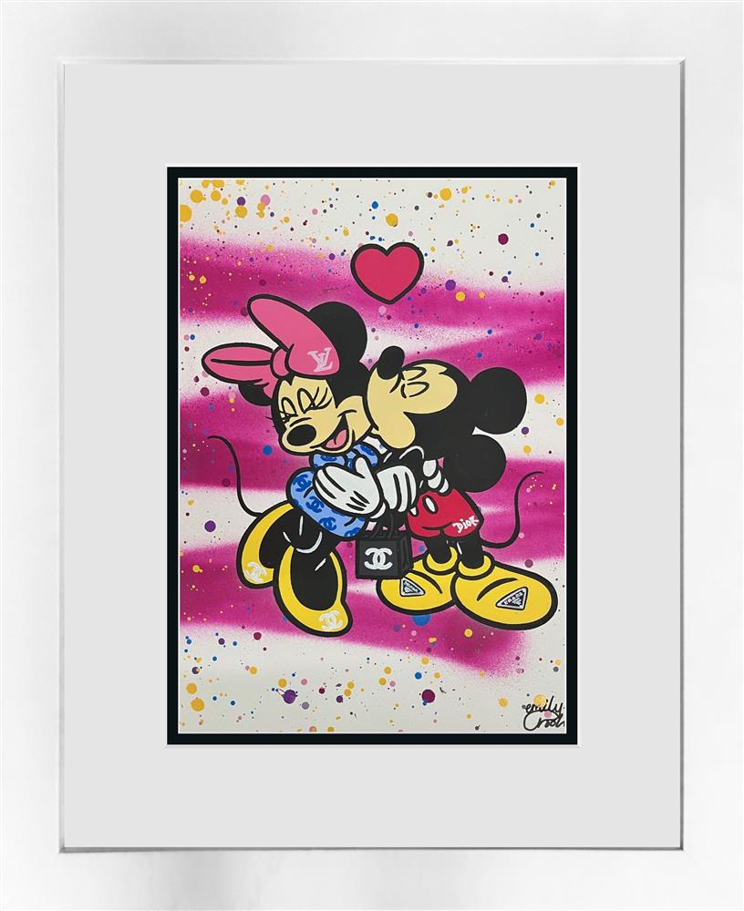 luxury lovers framed original study by artist emily crook