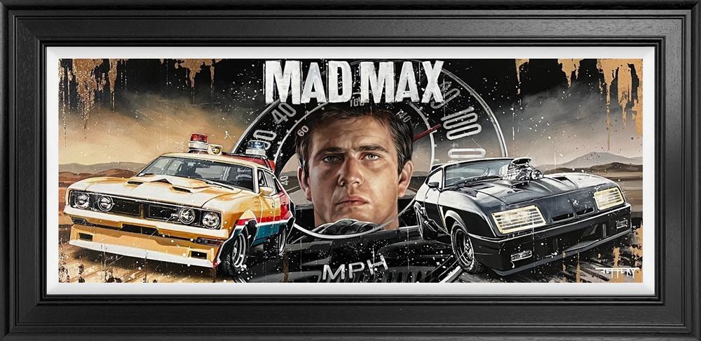 mad max volume 1 framed print by artist ben jeffery