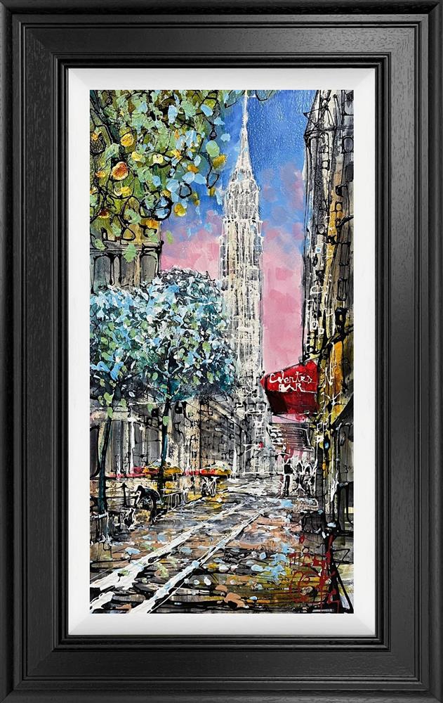 madison avenue original framed by artist nigel cooke