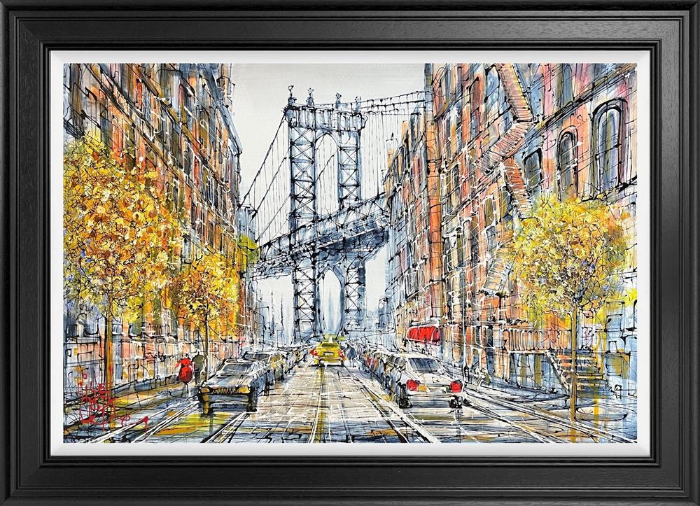 manhattan morning framed print by artist nigel cooke