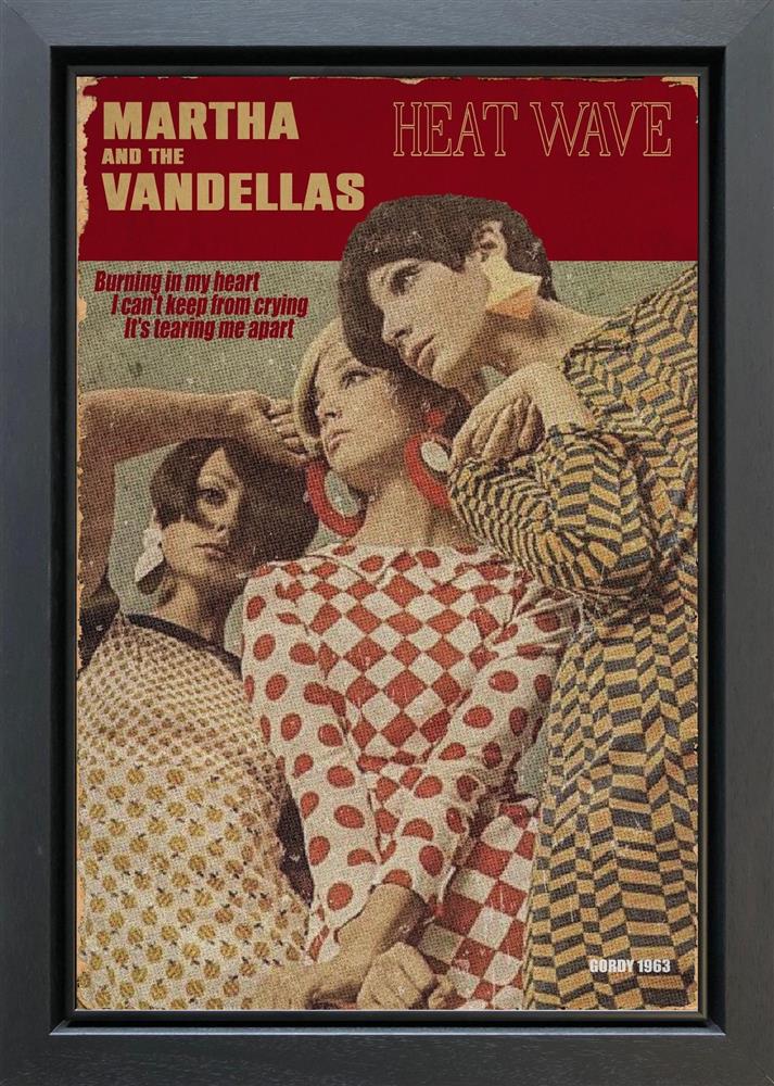 martha and the vandellas framed orignal by artist linda charles