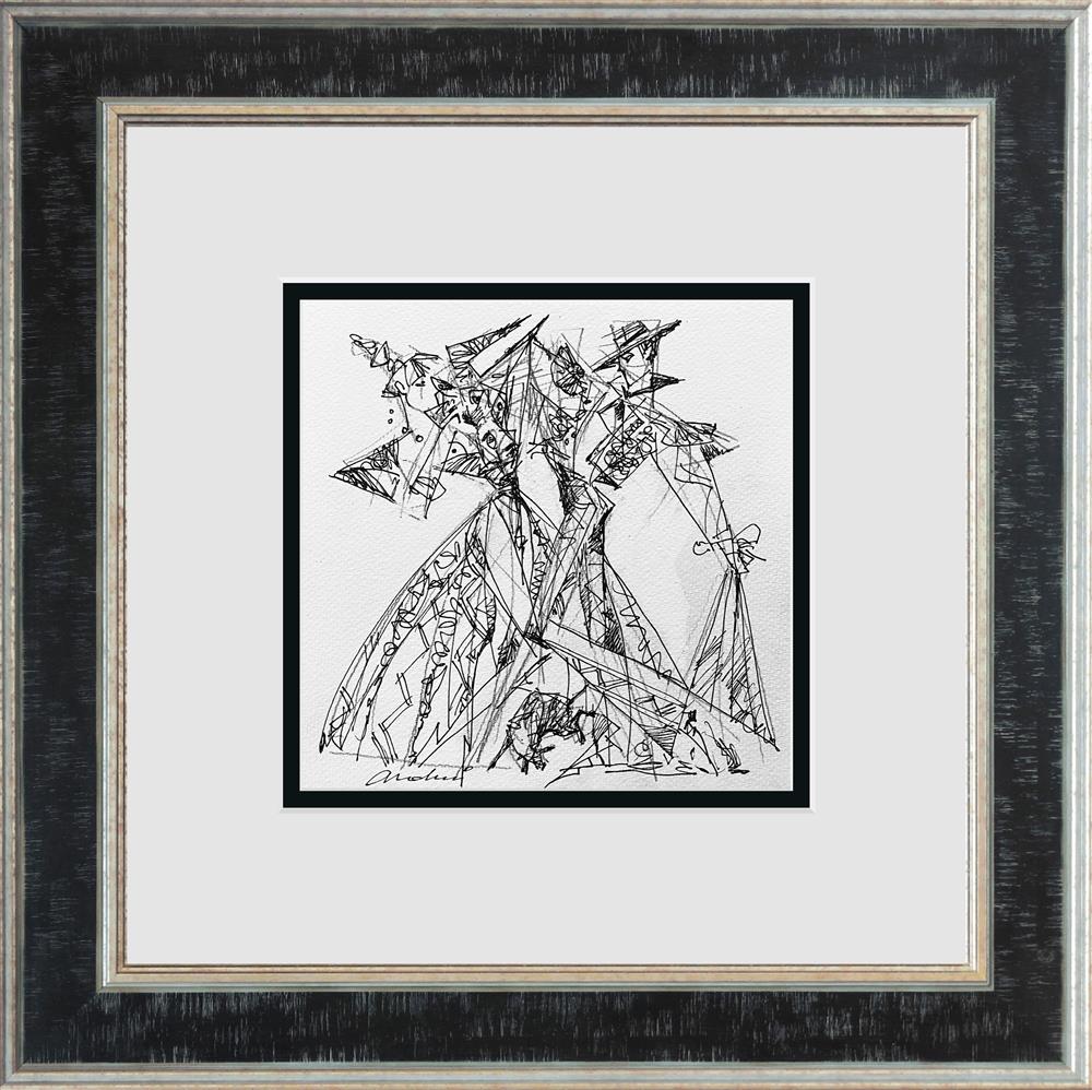 matadore study framed original by artist andrei protsouk