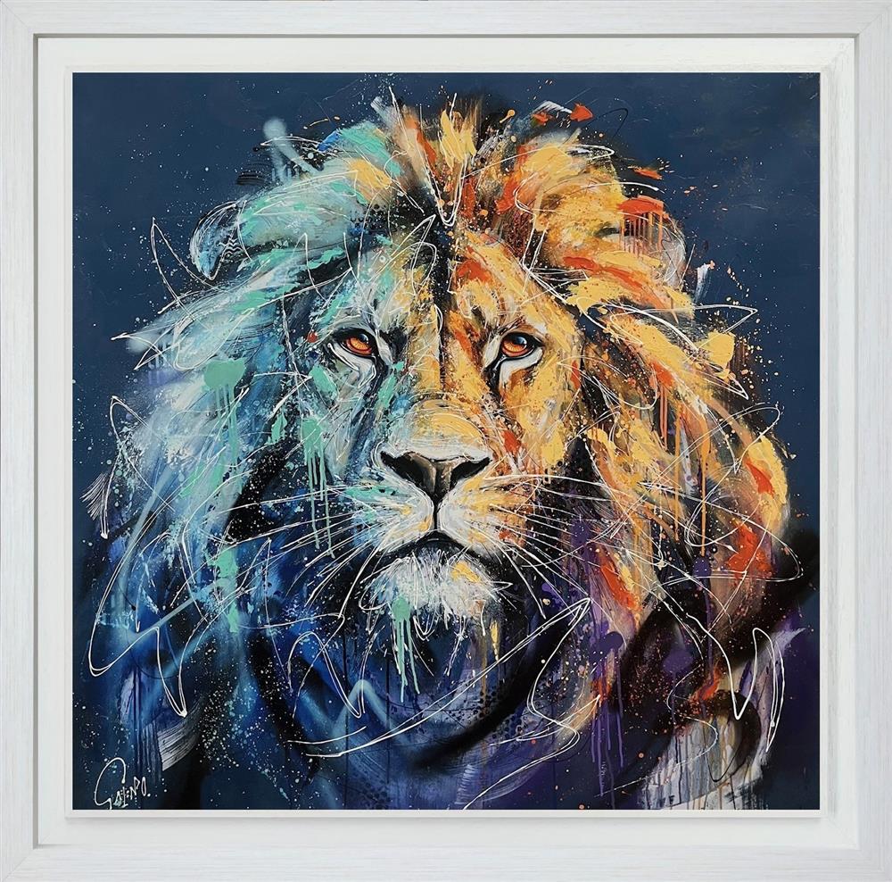 Maximus Deluxe Canvas Prnt framed by artist joe galindo