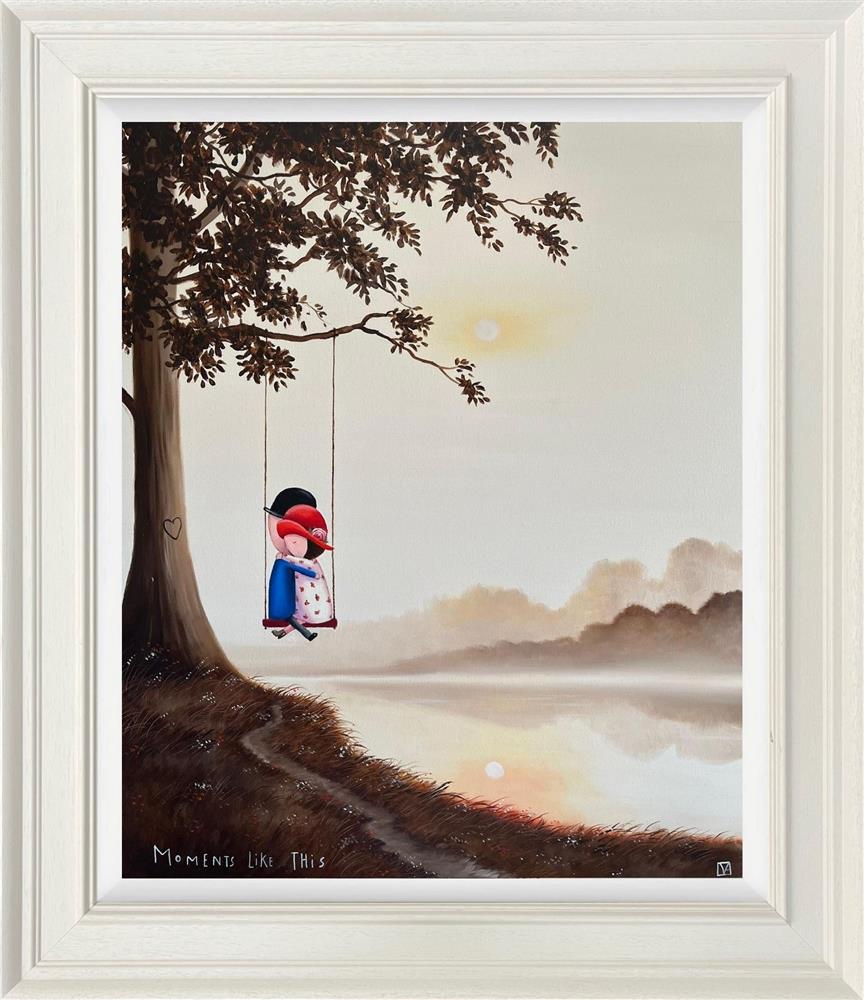moments like this framed original by artist michael abrams