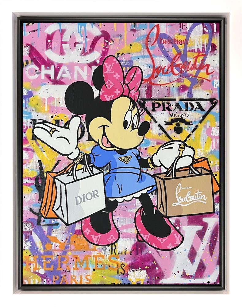 my minnie framed original by artist emily crook