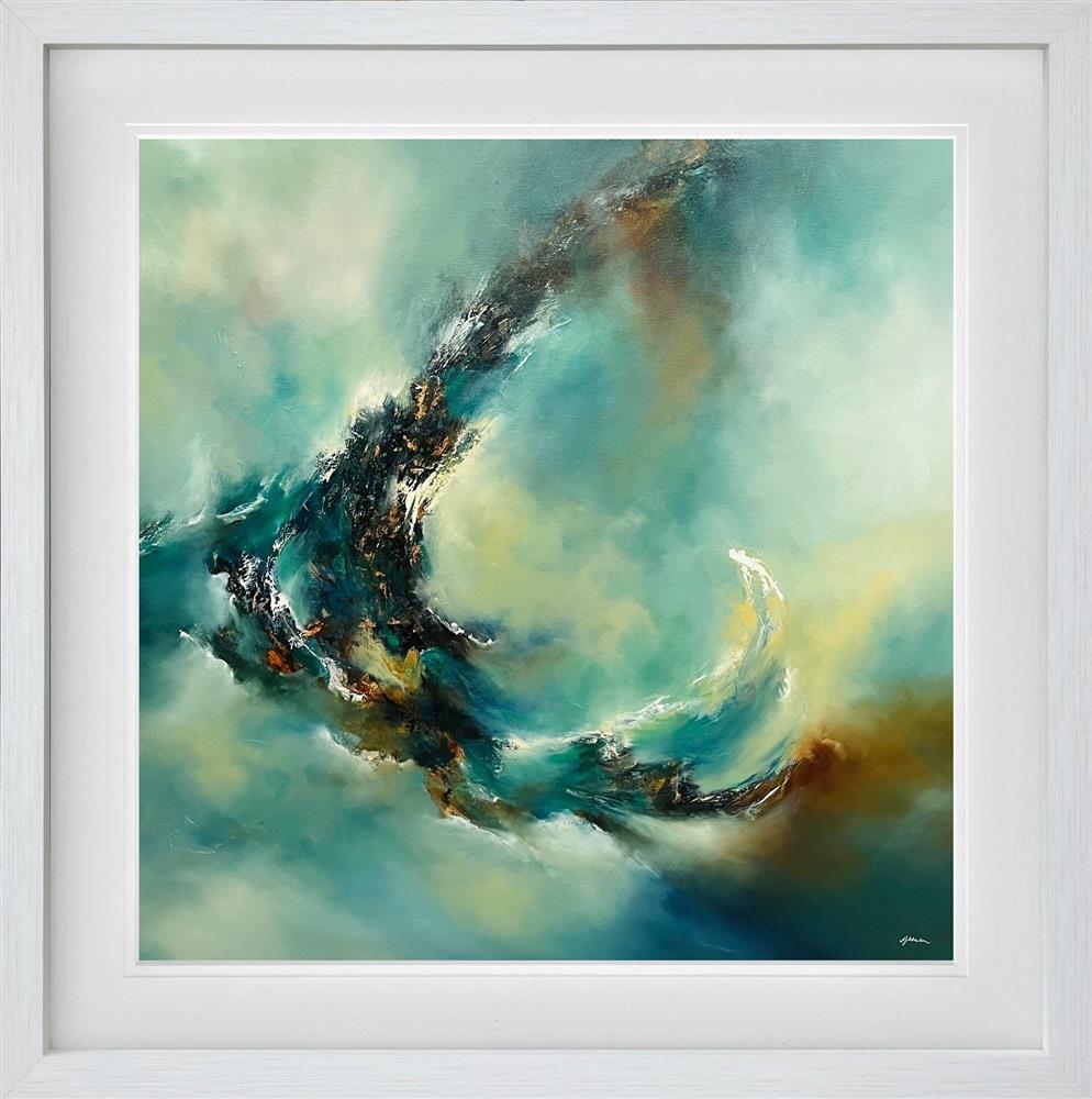 natures forces framed original by artist alison johnson