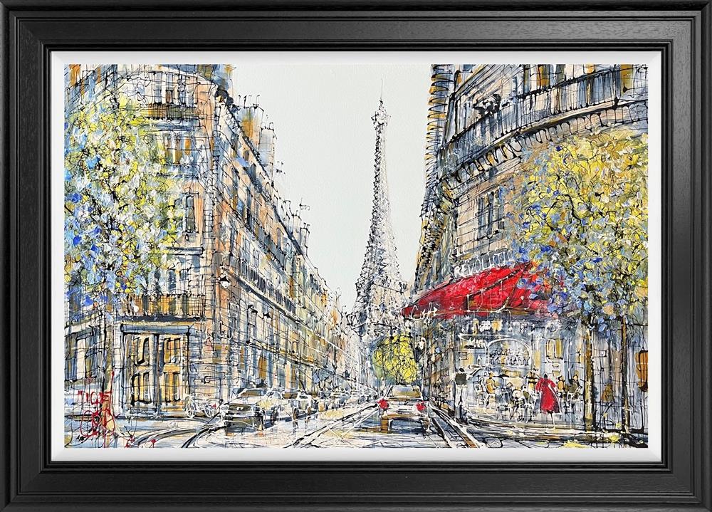 paris avenue framed print by artist nigel cooke