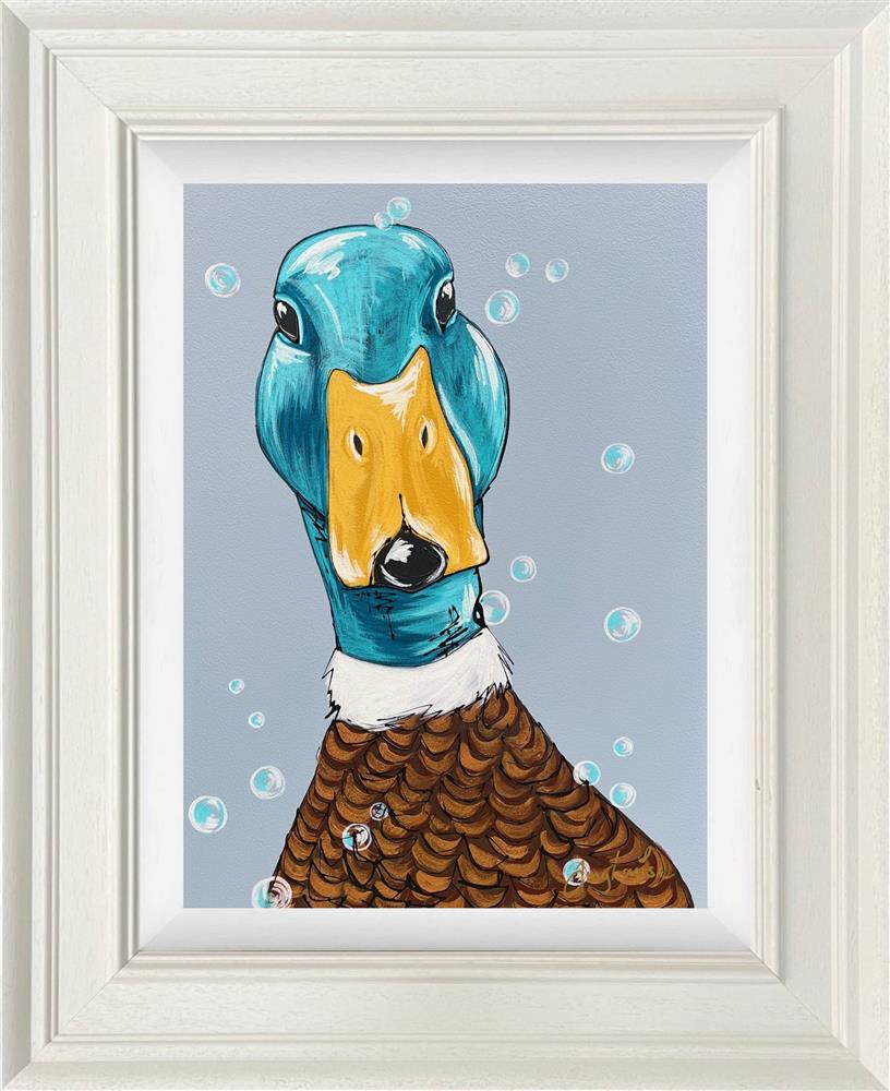 puddles framed original by artist amy louise
