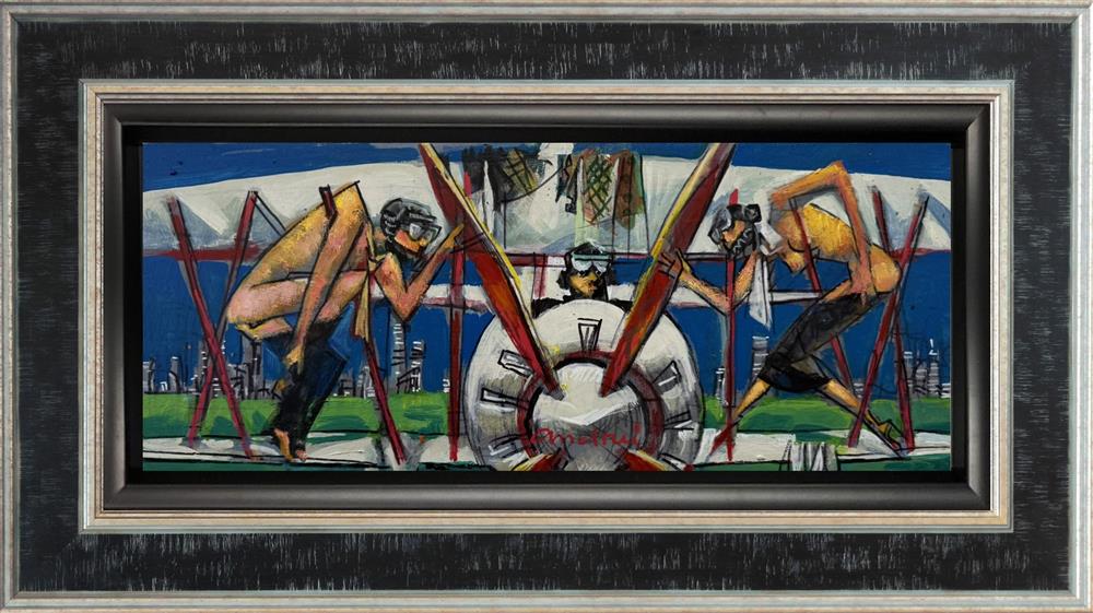 ready for takeoff framed original by artist andrei protsouk