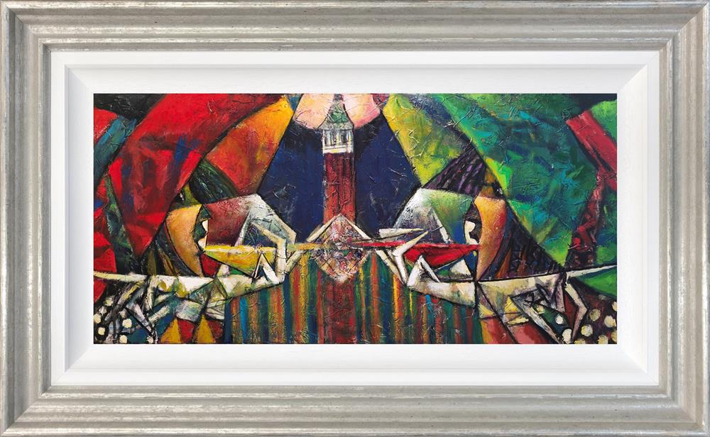 reflections of venice tour collection framed original by artist andrei protsouk