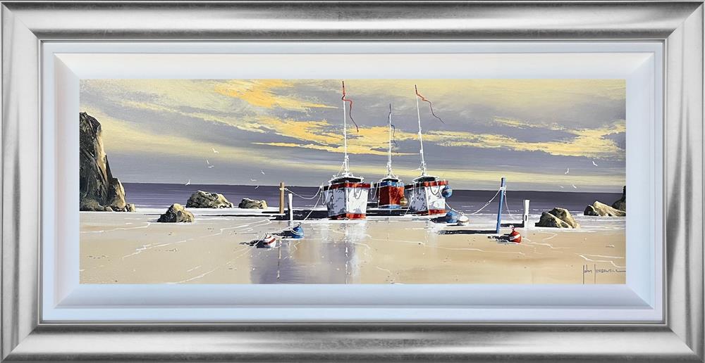 reflections on the shore framed originals by artist john horsewell