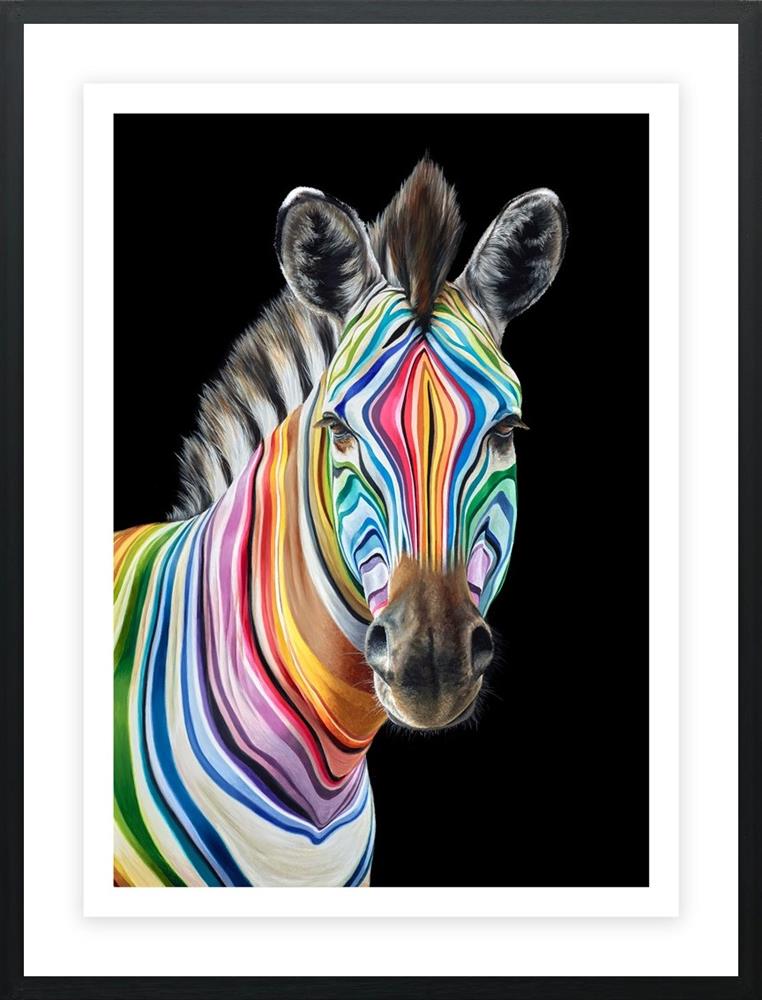 shine bright framed bonded paper deluxe print by artist hayley goodhead