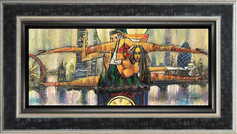 sights of the city tour collection framed original by artist andrei protsouk