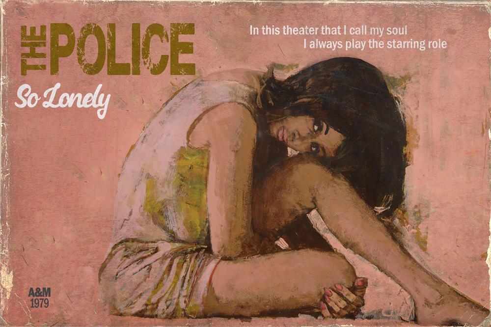 so lonely framed print by artist linda charles